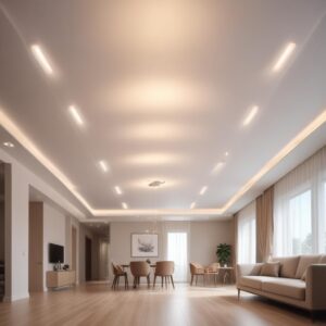 Сатиновые натяжные потолки