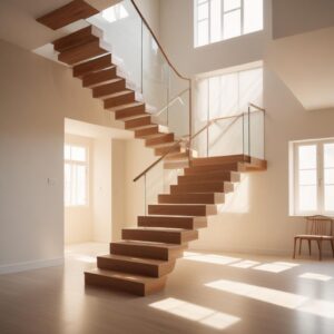 Парящие лестницы для частных домов